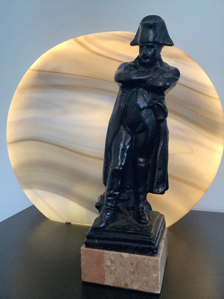 ANTIEK GIETIJZEREN NAPOLEON BEELD, Enlèvement