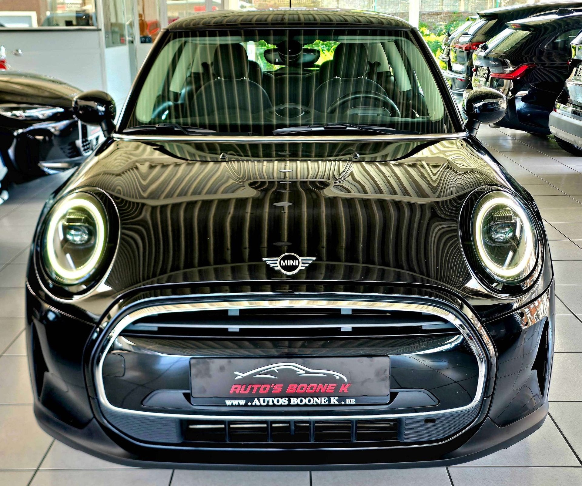 MINI Cooper Mini 1.5 Cooper OPF DCT / Led lichten / Navigati, Auto's, Gebruikt, Geheel digitaal combi-instrument, 136 pk, Zwart