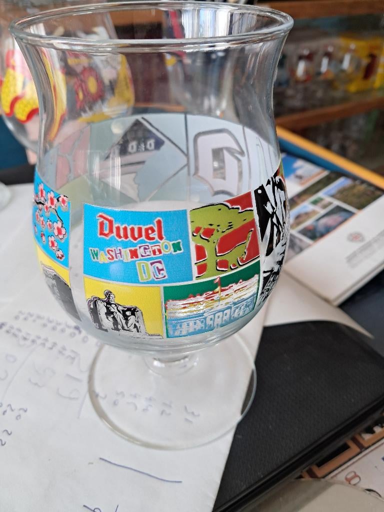Duvel  glas Washington, Ophalen of Verzenden, Nieuw