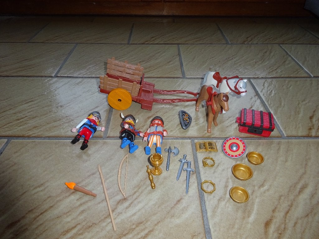 Playmobil Vikings, Enlèvement ou Envoi, Comme neuf, Kit complet, Véhicule