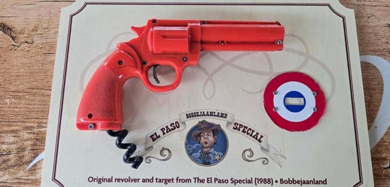 gezocht: pistool Bobbejaanland El paso, Ophalen, Pistool
