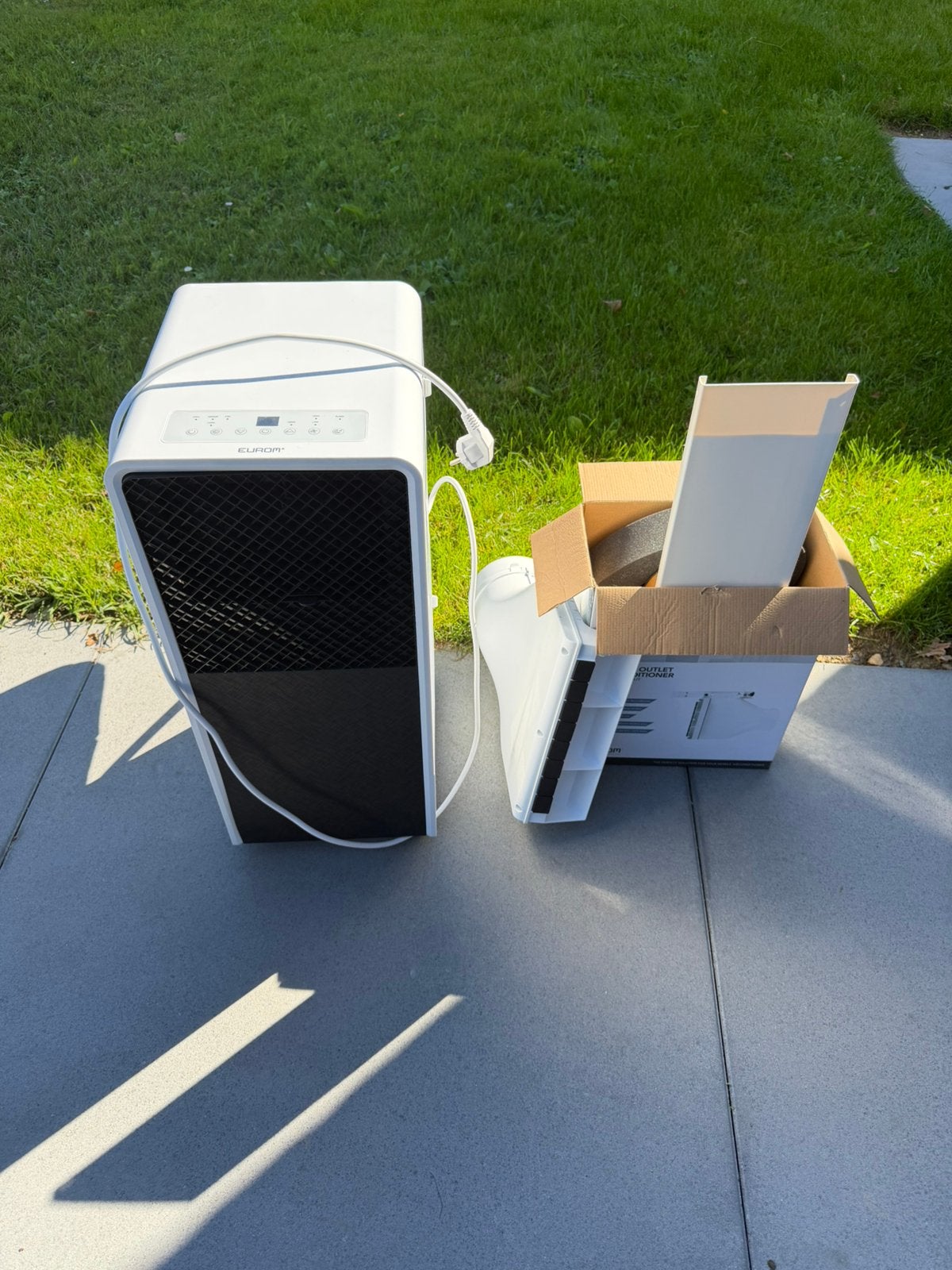 Climatiseur mobile EUROM 9.3 COMPACT (9000 BTU), Electroménager, Refroidissement et Déshumidification, Comme neuf, Enlèvement