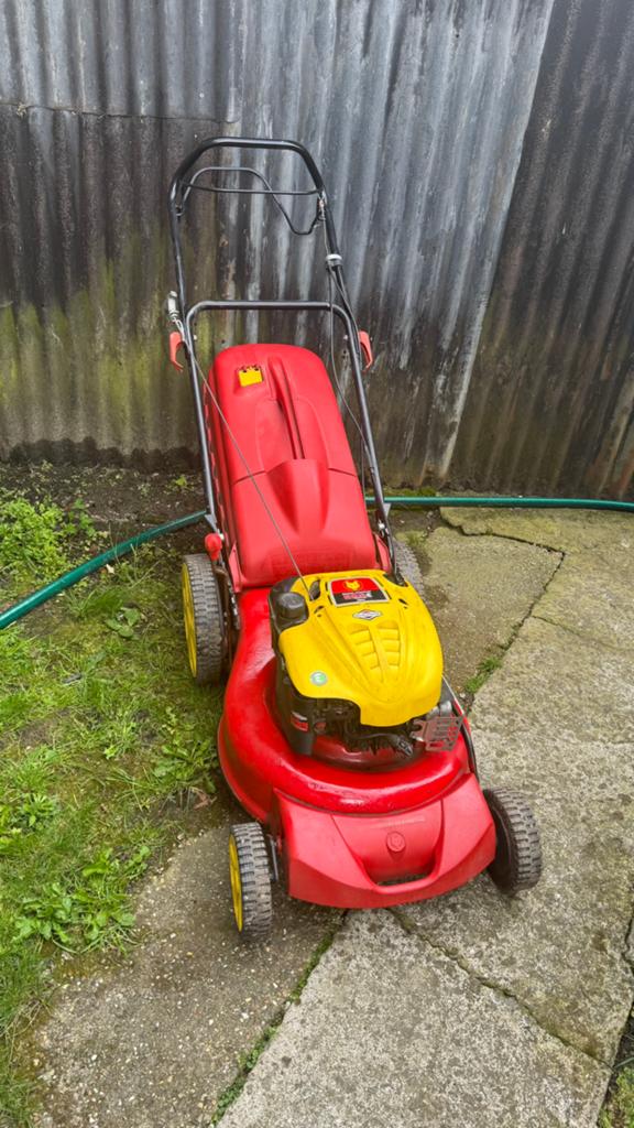Grasmaaier Wolf Gaten, Tuin en Terras, Ophalen, Gebruikt, 40 t/m 49 cm, Opvangzak