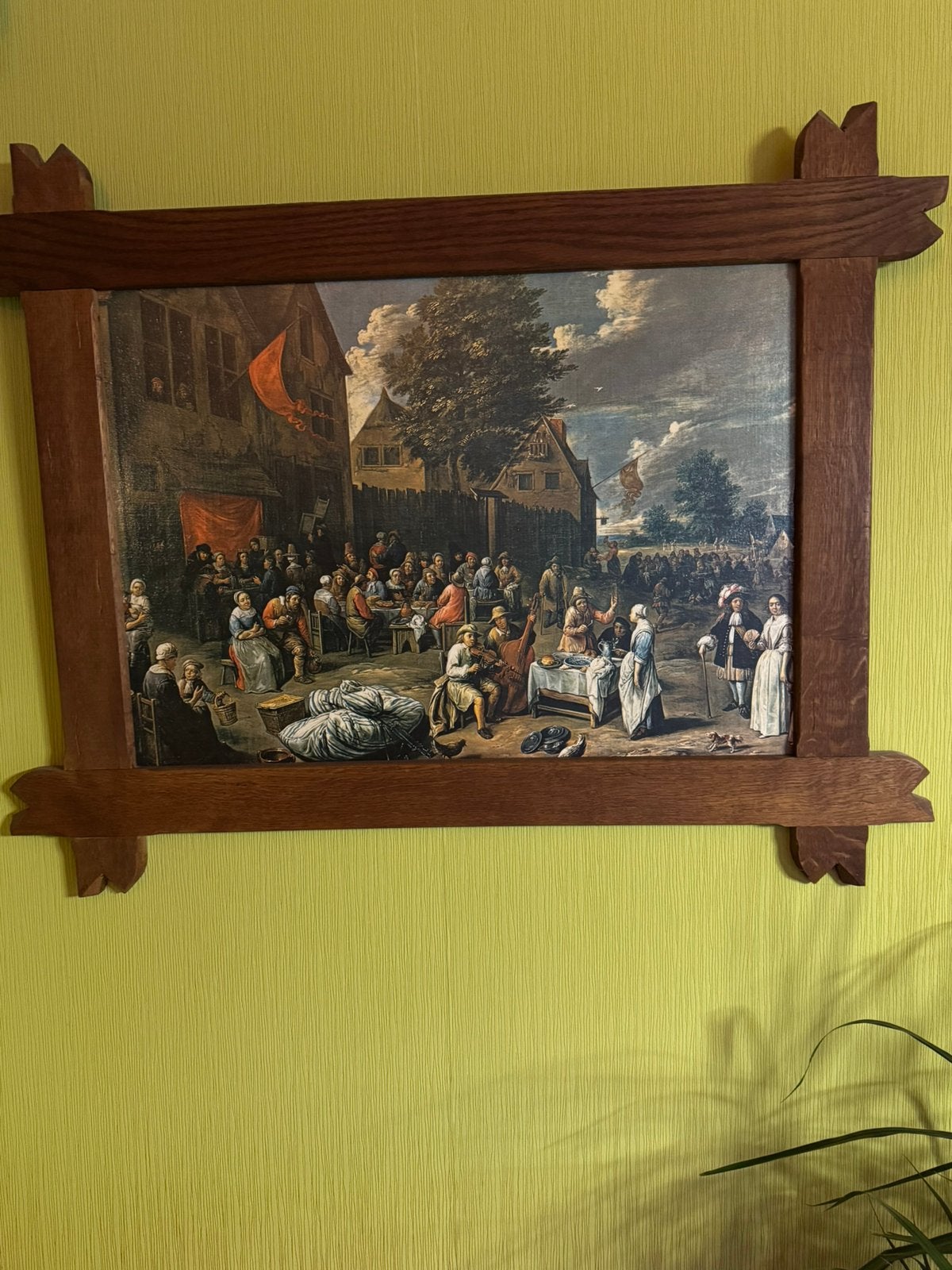 Peinture., Peint à la main, Aquarelle, Panneau, Paysage