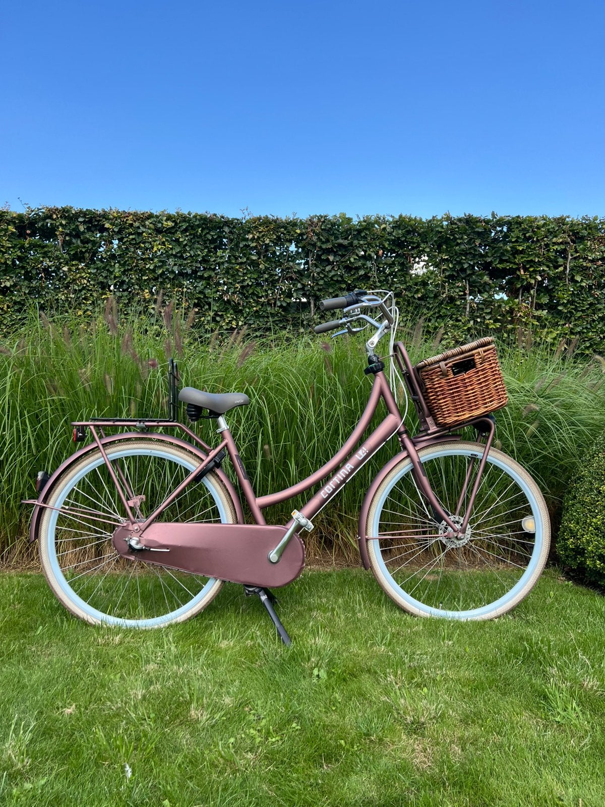 Cortina fiets met mand, Gebruikt, Versnellingen, 50 tot 53 cm, Trommelrem