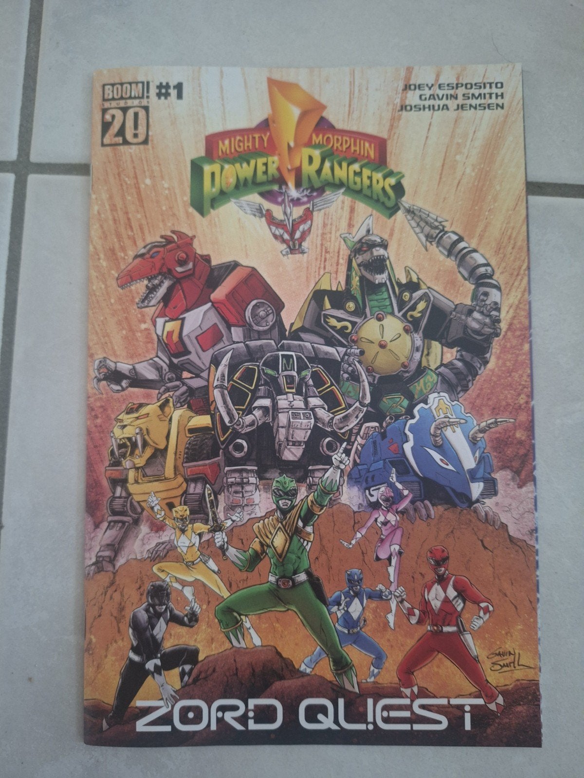 Mighty Morphin Power Rangers - Zord Quest #1 - BOOM Studios, Eén comic, Ophalen of Verzenden, Nieuw, Amerika