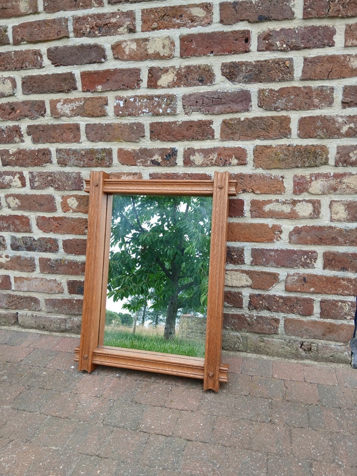 Eiken spiegel. 5€, Ophalen