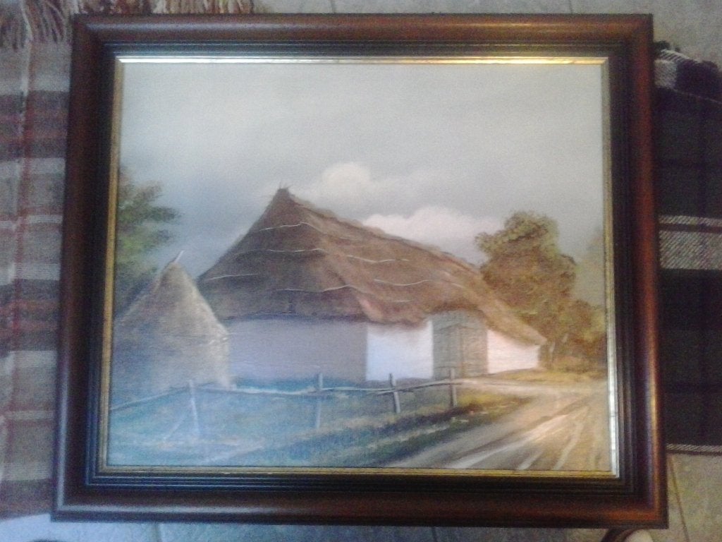 mooi schilderij met kader, Ophalen of Verzenden