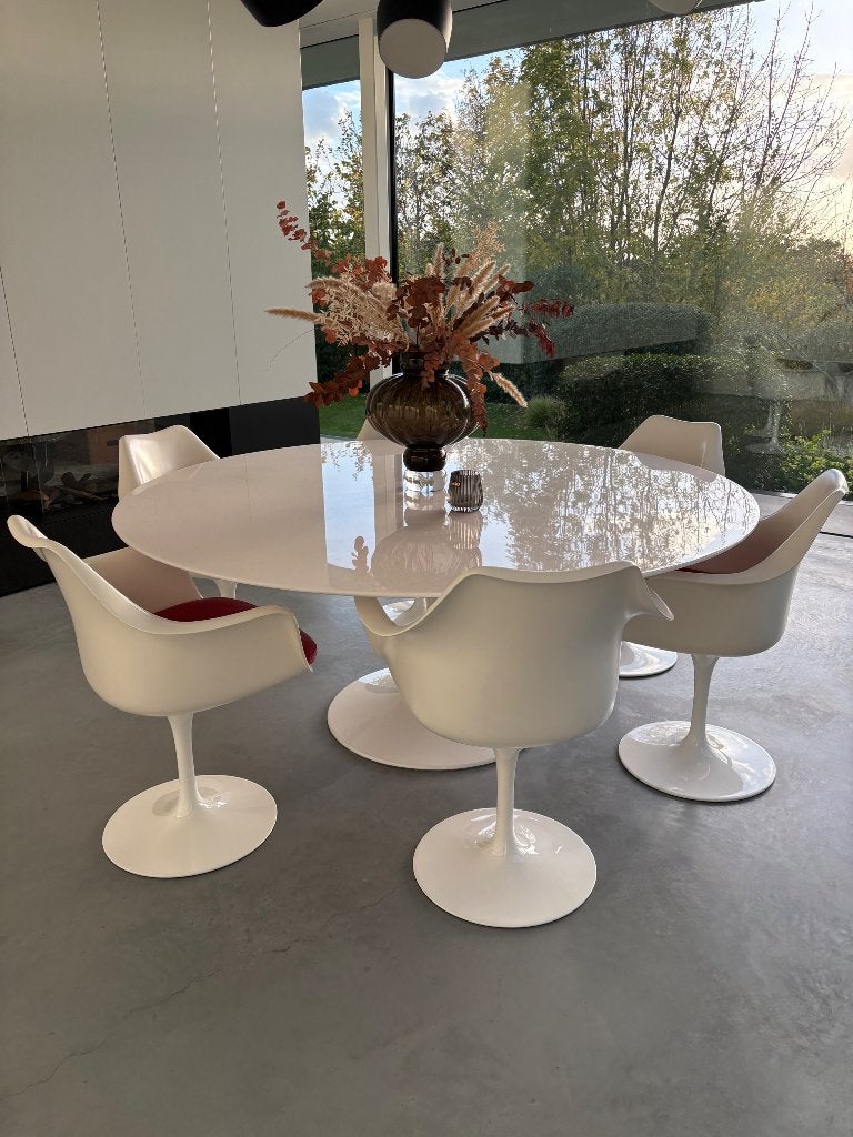 Prachtige eetkamer tafel met stoelen, Ophalen, Overige materialen, Gebruikt, Vijf personen of meer