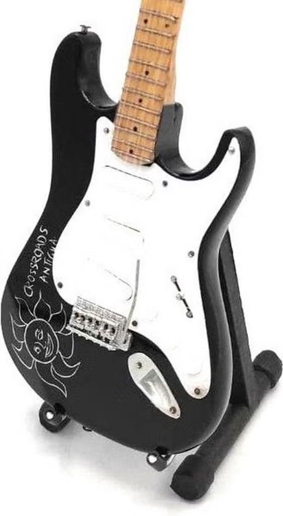 Miniatuur replica Fender Stratocaster Antigua gitaar Clapton, Verzamelen, Ophalen of Verzenden, Nieuw