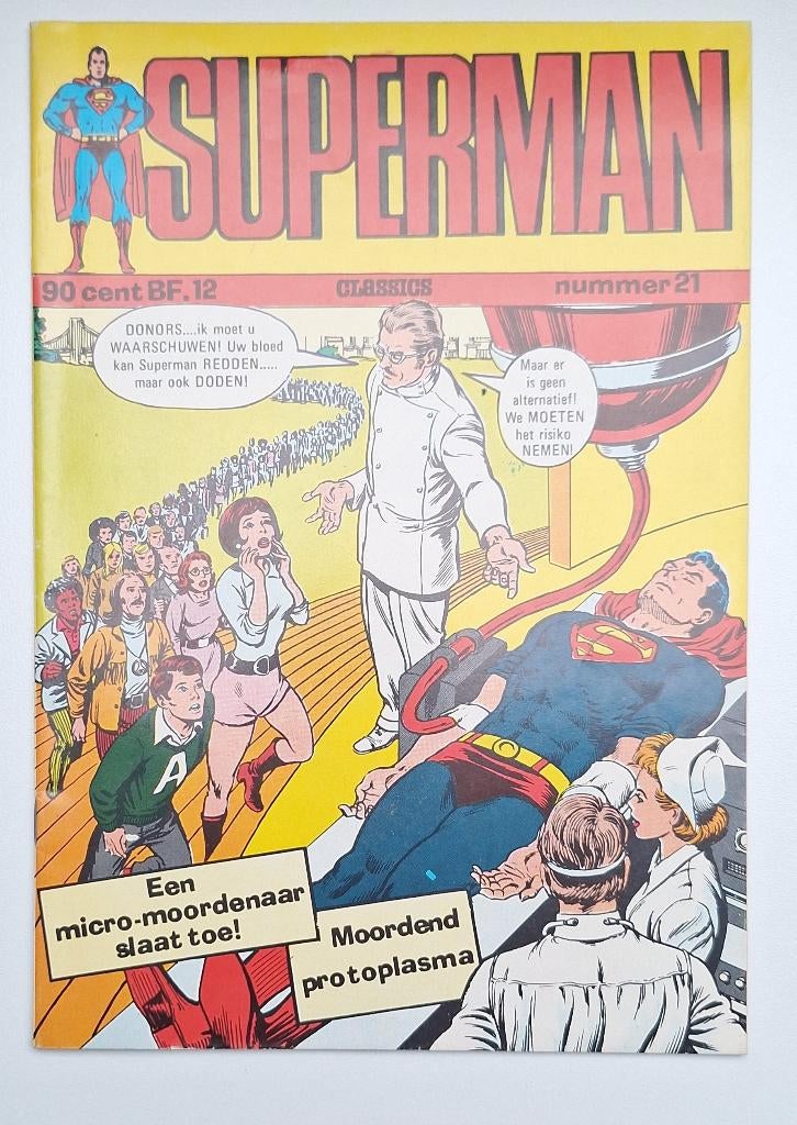 Comic Superman nr 21 - 1973, Boeken, Strips | Comics, Eén comic, Amerika, Ophalen of Verzenden, Zo goed als nieuw
