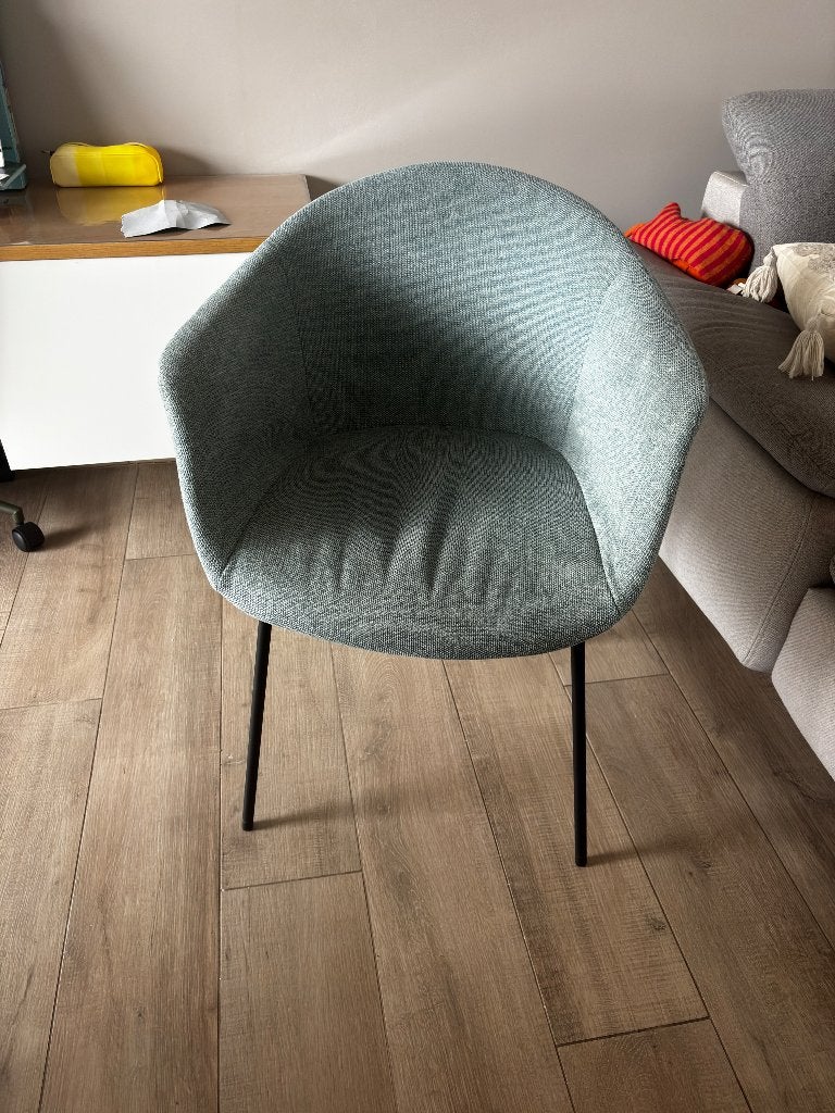 Eetstoelen 6 stuks, Huis en Inrichting, Ophalen, Gebruikt, Overige kleuren, Stof