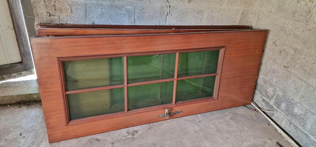 houten binnendeuren met glas, Doe-het-zelf en Bouw, Ophalen, Gebruikt, Glas, Binnendeur