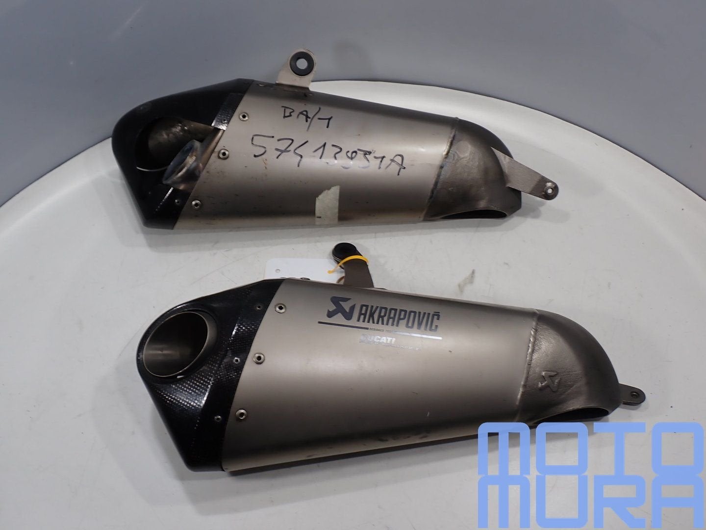 Akrapovic Corse dempers voor de Ducati Panigale 1199 RS 2012, Motoren, Gebruikt, -, -, Ophalen of Verzenden
