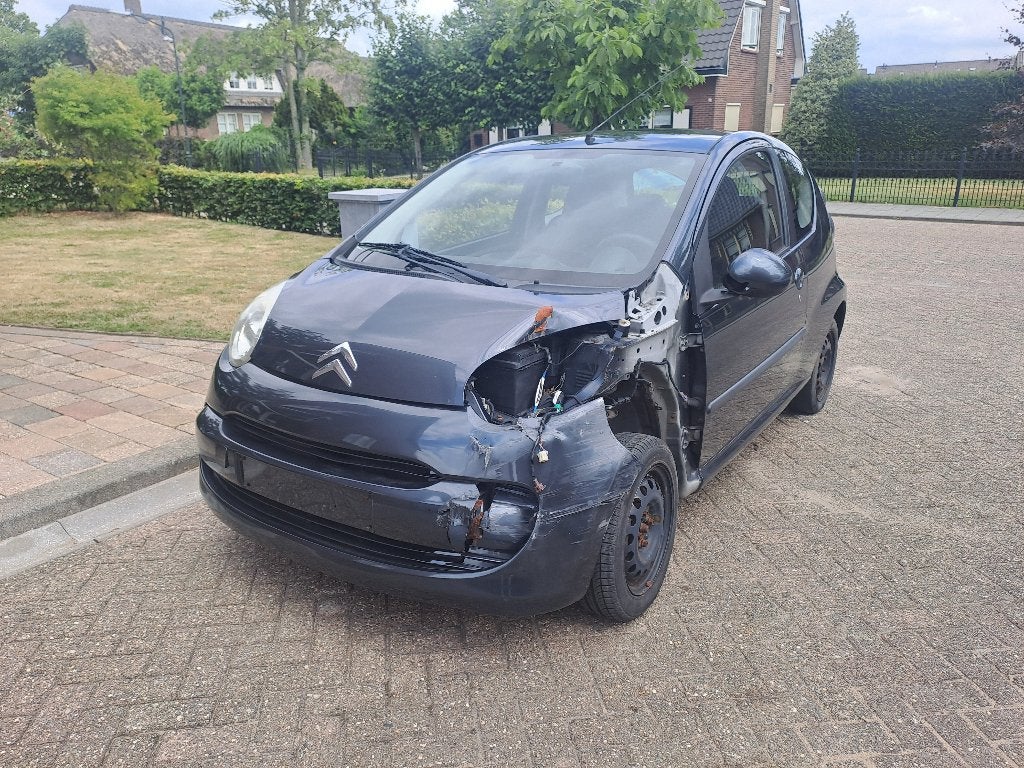 Citroen c1 2006 schadewagen, Ophalen, Citroën, Handgeschakeld, Zilver of Grijs