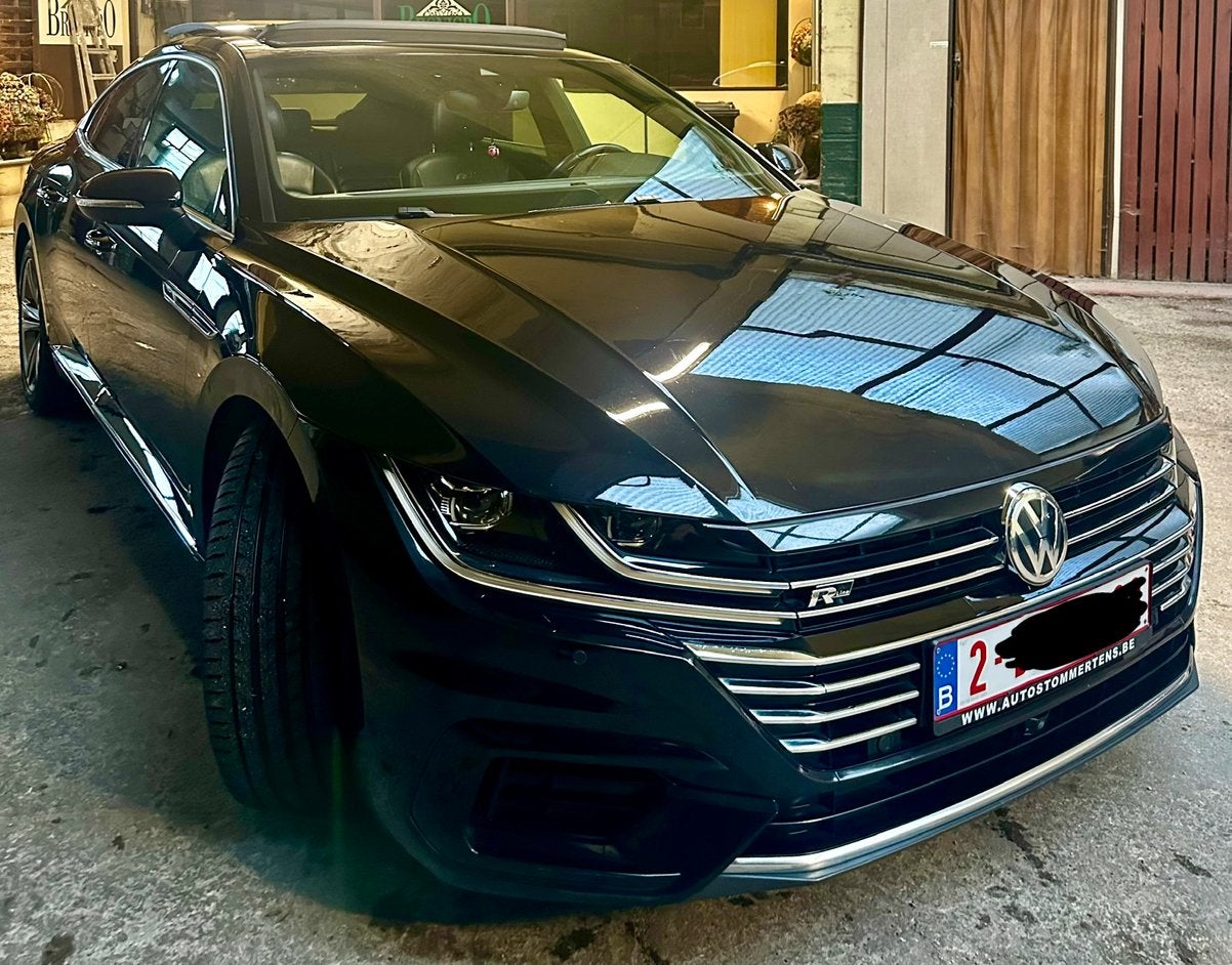 Volkswagen Arteon R-Line 2.0 TDI Automaat-150 pk, Autos, Cuir, Euro 6, Noir, 5 portes