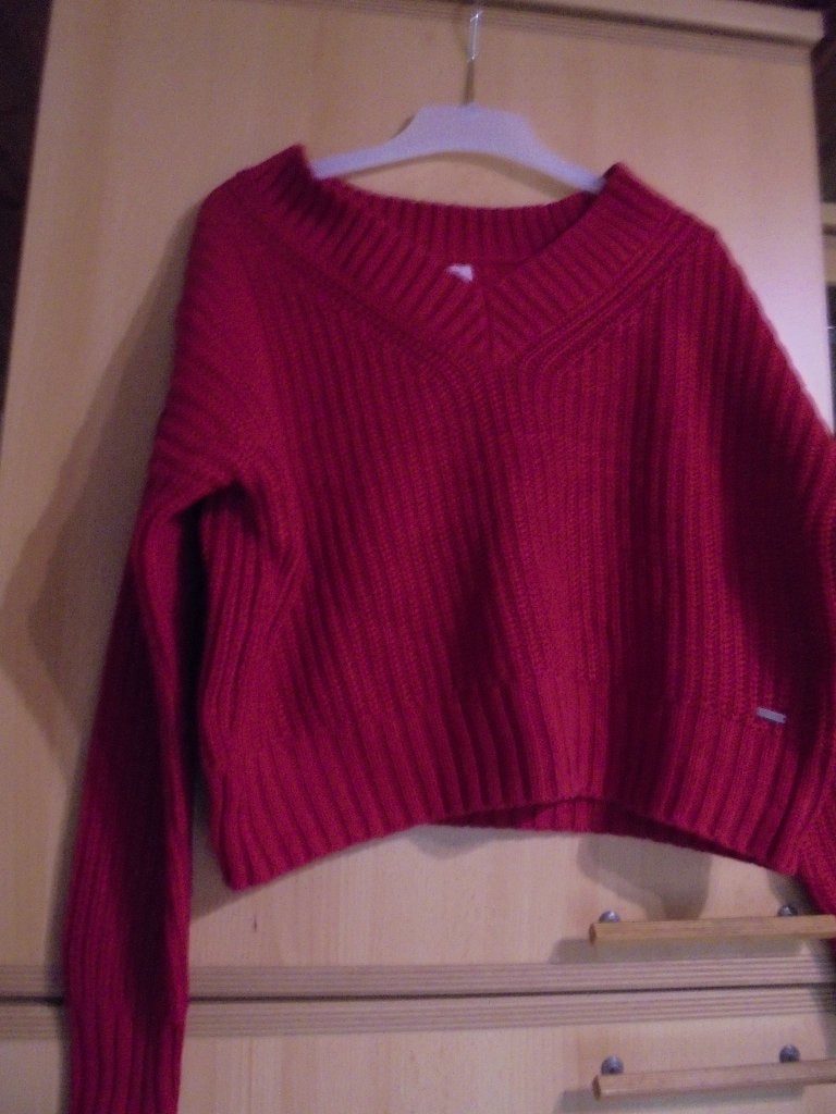 Hollister pull XS, Kleding | Dames, Truien en Vesten, Ophalen of Verzenden, Zo goed als nieuw, Maat 34 (XS) of kleiner, Rood