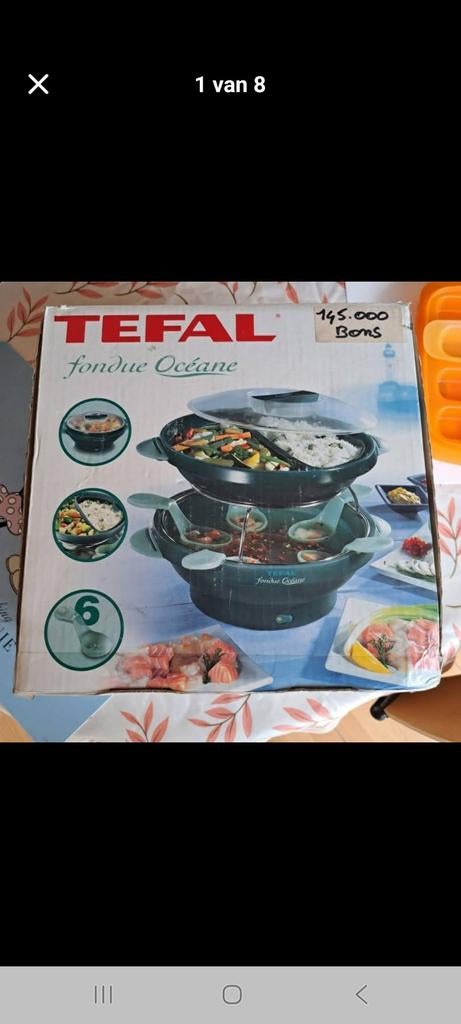 Tefal Fondue Oceane, Ophalen