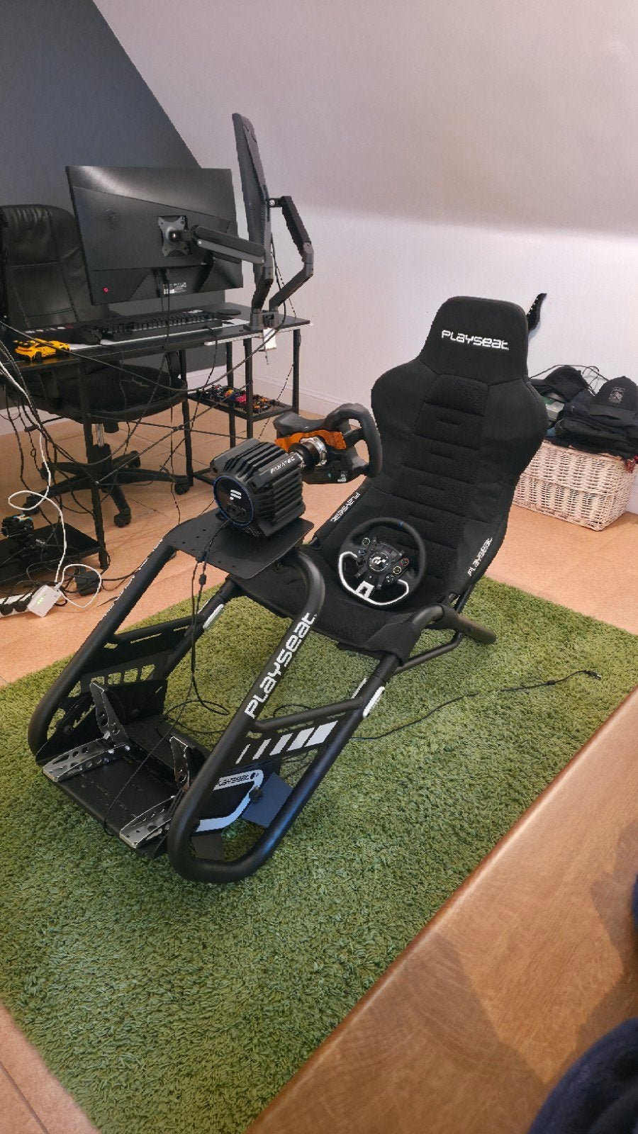 Playseat Trophy met Fanatec GT DD Pro (12nm), Consoles de jeu & Jeux vidéo, Enlèvement, Comme neuf, Playseat ou Siège de jeu, PlayStation 5