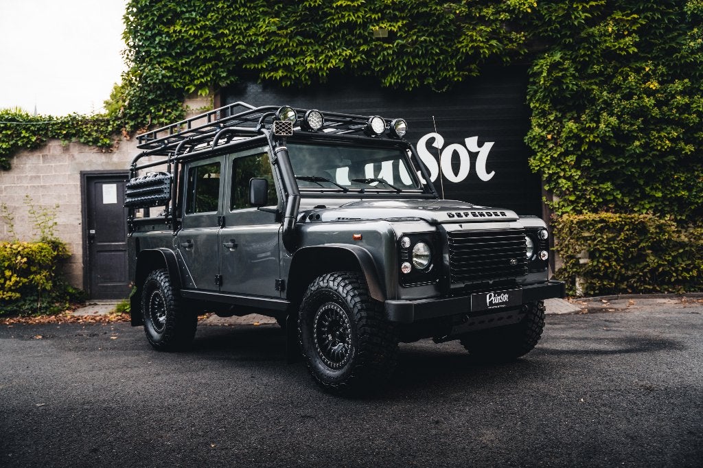 Land Rover Defender 110 CREW CAB // TOPSTAAT //, Auto's, 90 kW, Stof, 4 cilinders, https://public.car-pass.be/vhr/cec44b20-dd38-44bf-be6b-d6ba4236b873