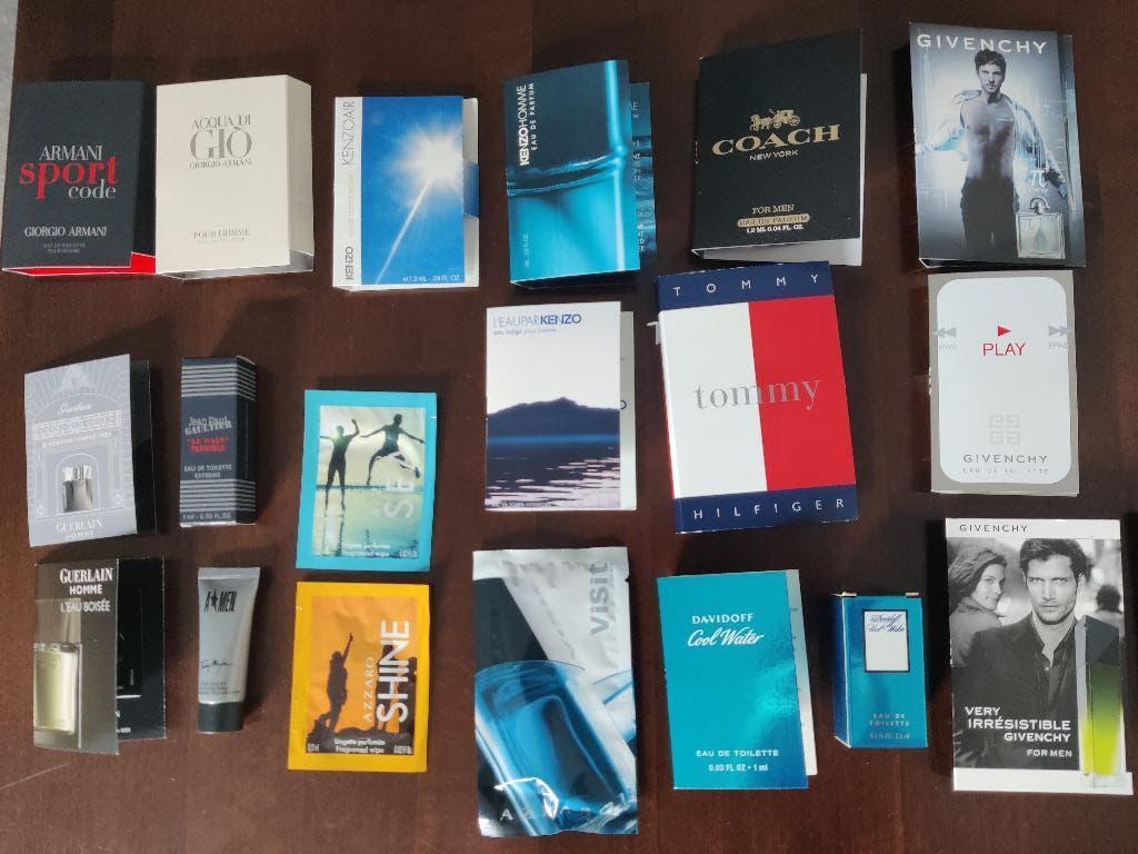 Set met parfumstaaltjes, Handtassen en Accessoires, Uiterlijk | Parfum, Ophalen of Verzenden, Nieuw