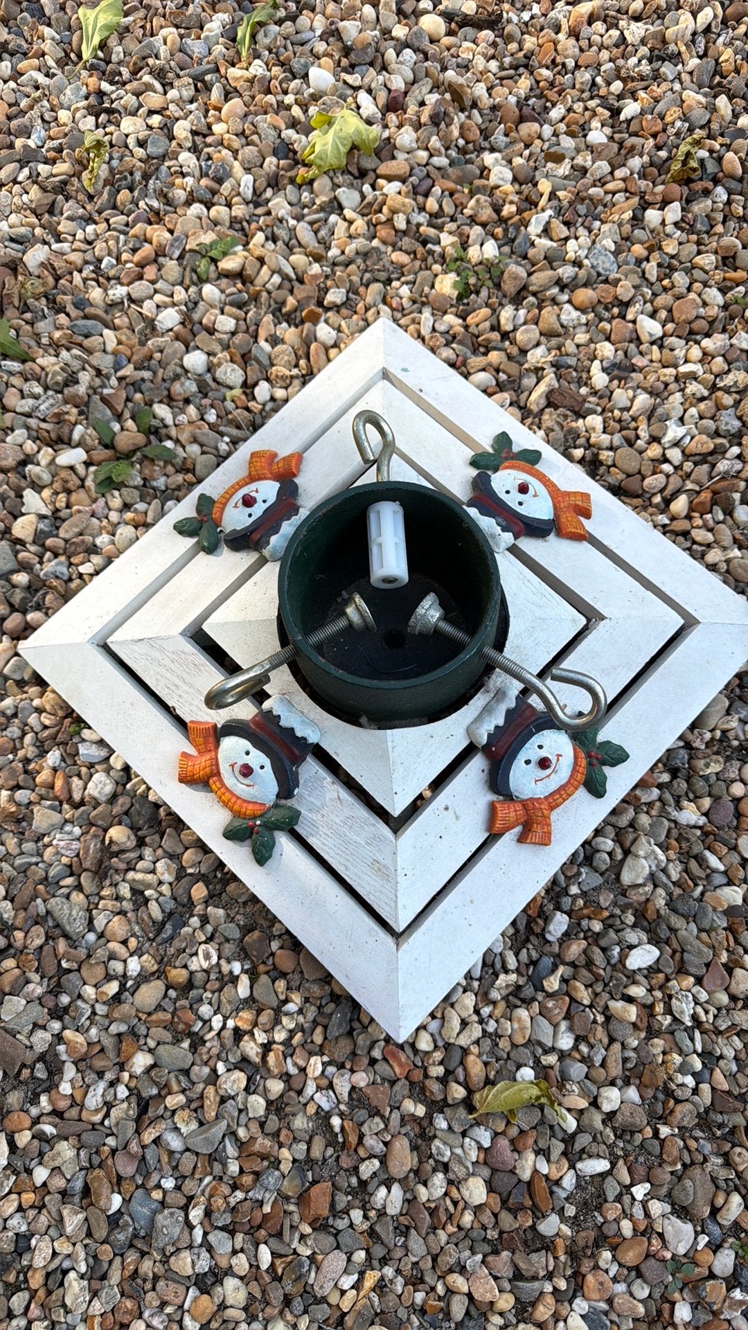 Pied robuste pour sapin de Noël, Moderne, Utilisé, Métal, Enlèvement