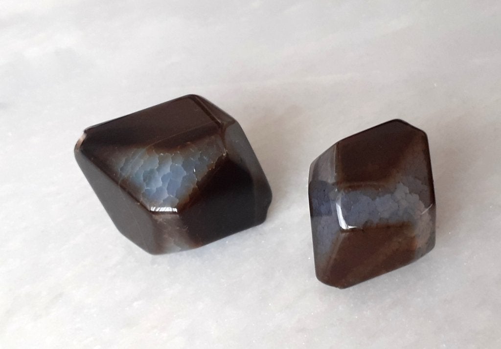 lot kralen 2 grote agaat cones, Enlèvement ou Envoi, Neuf, Perle