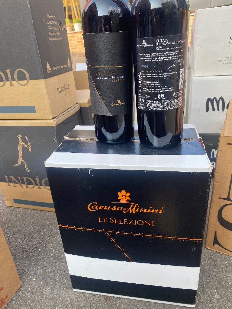 Lot de vin rouge Caruso Nero d’Avola, Verzamelen, Wijnen, Ophalen, Nieuw, Rode wijn
