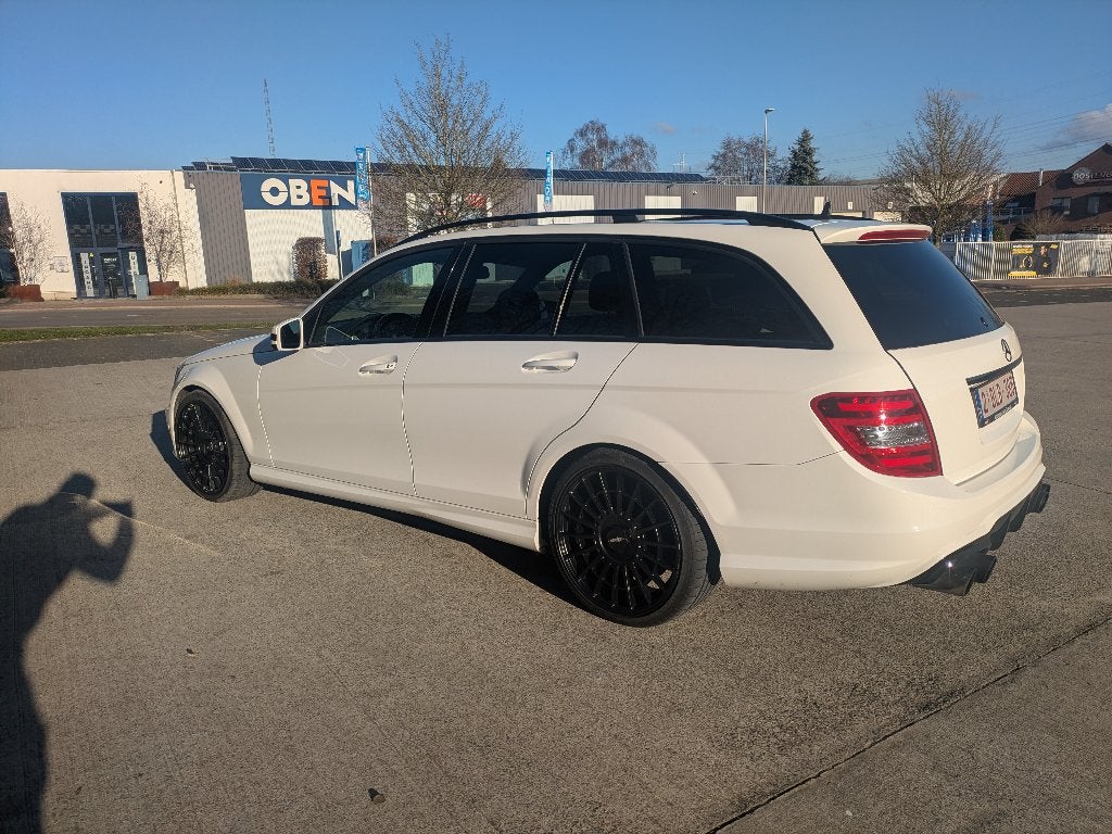 Mercedes C250 cdi AMG look, Euro 5, Zwart, 4 cilinders, Wit