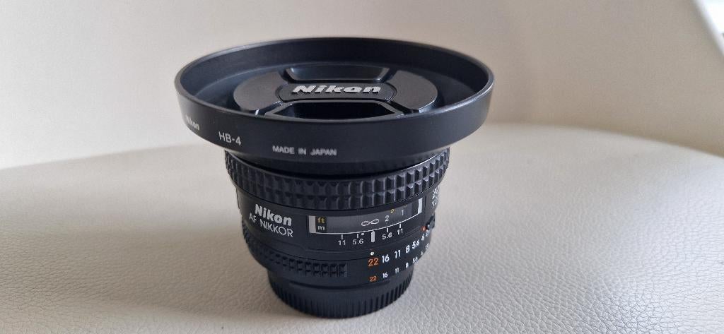 Nikon AF Nikkor 20mm f/2.8D +CPLfilter nieuwstaat - MOET WEG, Enlèvement ou Envoi, Comme neuf, Objectif grand angle