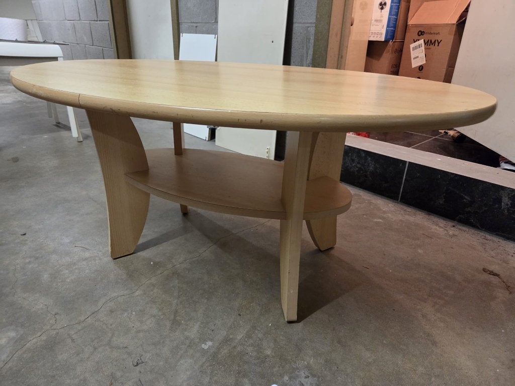 Table à thé/café, Maison & Meubles, Enlèvement, Utilisé, Ovale