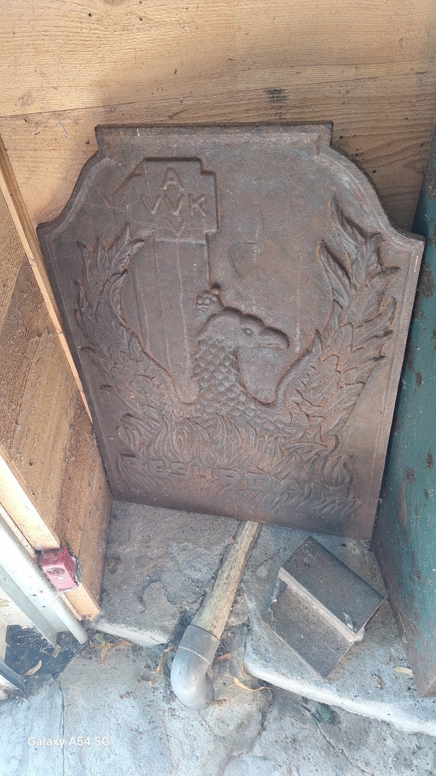 Haardplaat ijzertoren dixmuide, Ophalen