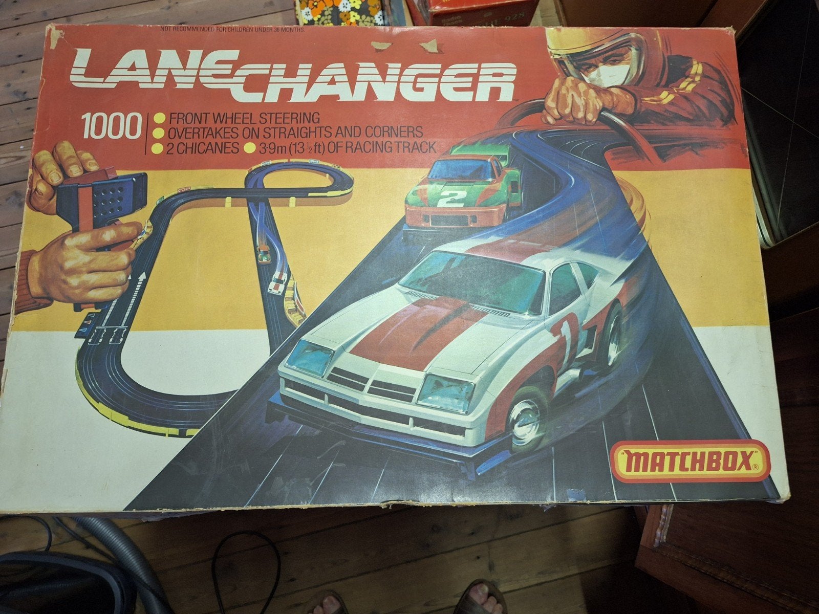 Ancien circuit lane charger 1000 matchbox, Autres marques, Électrique, Enlèvement, À monter soi-même