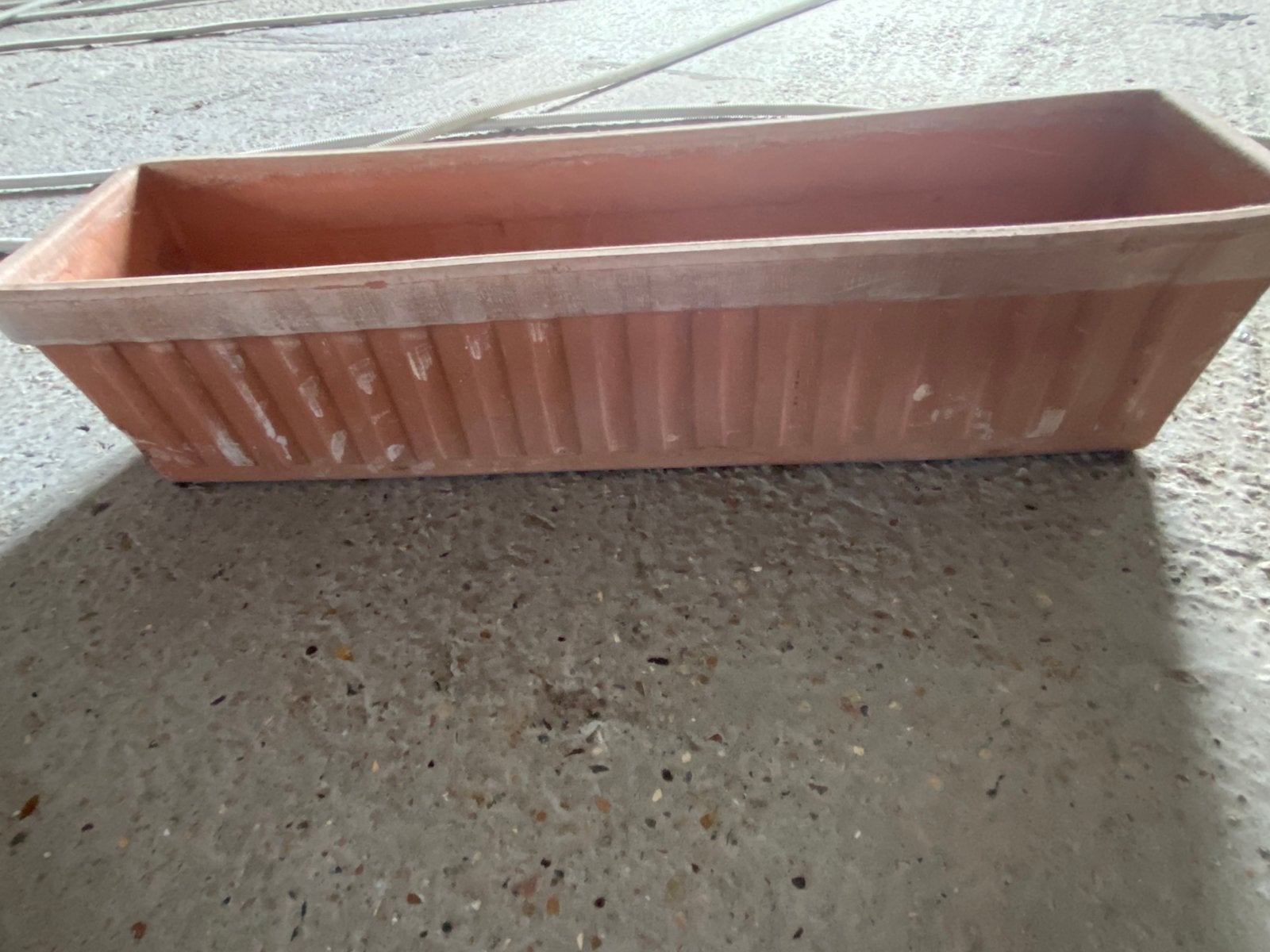 Bloembak terracotta 70 cm, Tuin en Terras, Ophalen of Verzenden, Zo goed als nieuw