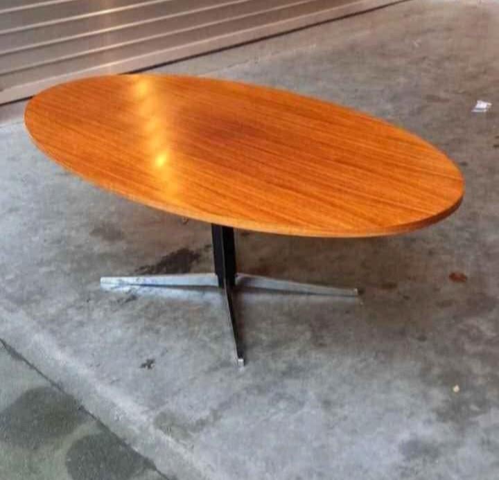 Table basse Vintage (ajustable) J.M Thomas Wilhelm Renz 1960, Antiquités & Art, Antiquités | Meubles | Tables, Enlèvement