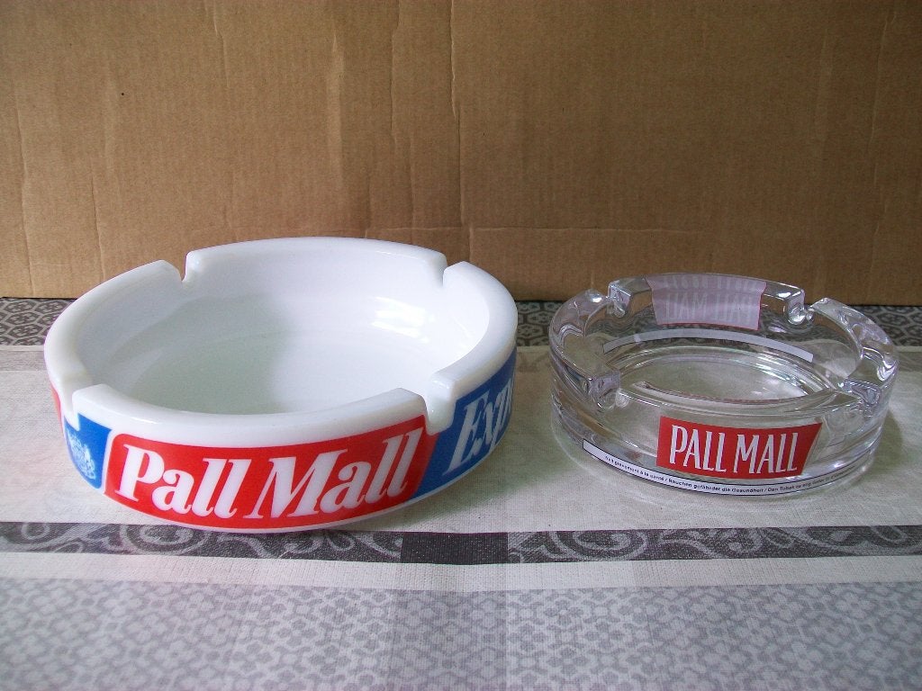 Asbak Pall Mall - Cendrier - Ashtray - Retro - Vintage, Verzamelen, Ophalen of Verzenden, Gebruikt, Asbak