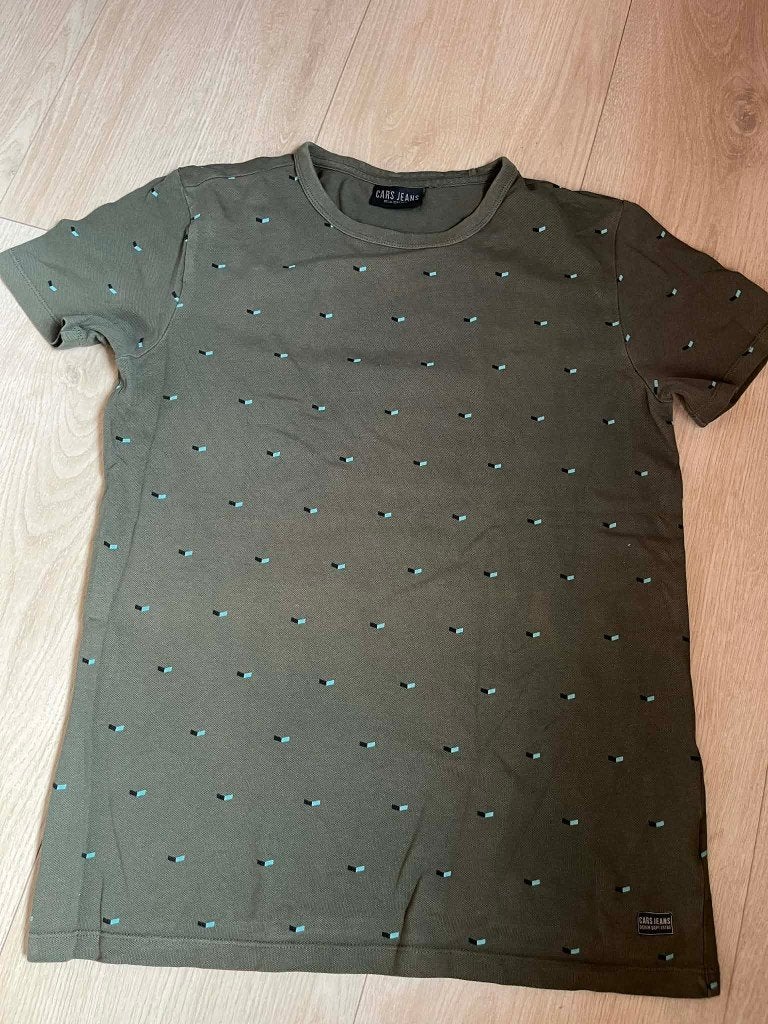 tshirt groen cars jeans 176, Gebruikt, Ophalen of Verzenden, Shirt of Longsleeve, Jongen