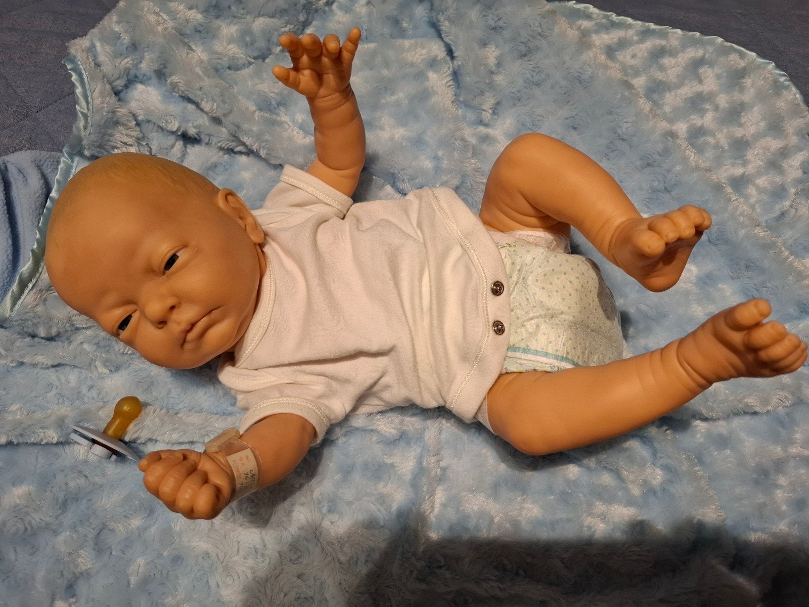 Mooie pasgeboren baby pop, Verzamelen, Poppen, Ophalen of Verzenden, Pop