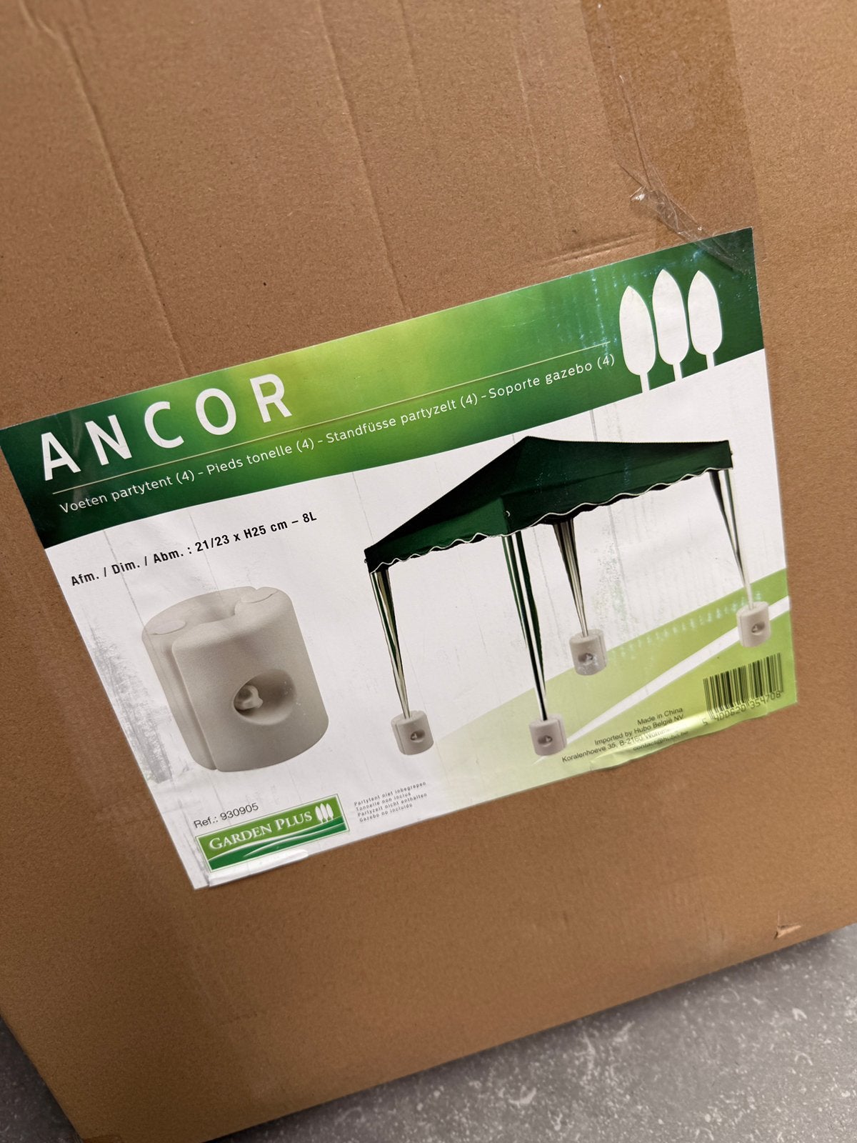 Party tent voeten. 2 dozen, Tuin en Terras, Partytenten, Ophalen, Zo goed als nieuw, Partytent