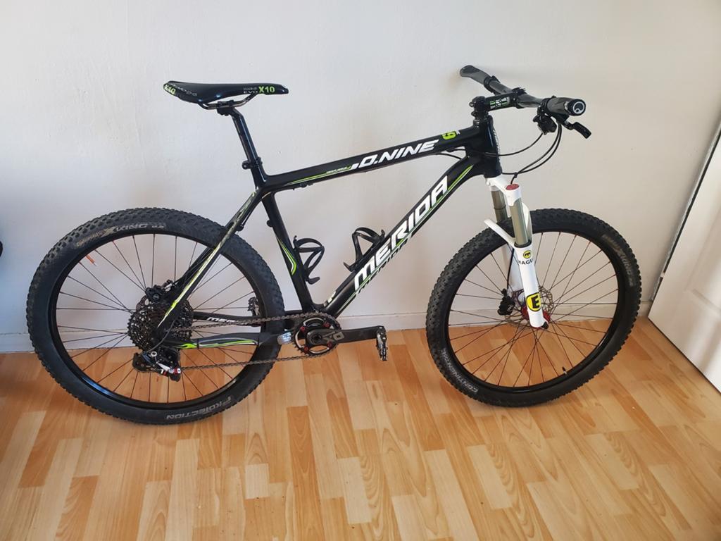 VTT Mérida full carbone, Vélos & Vélomoteurs, Enlèvement ou Envoi, Merida