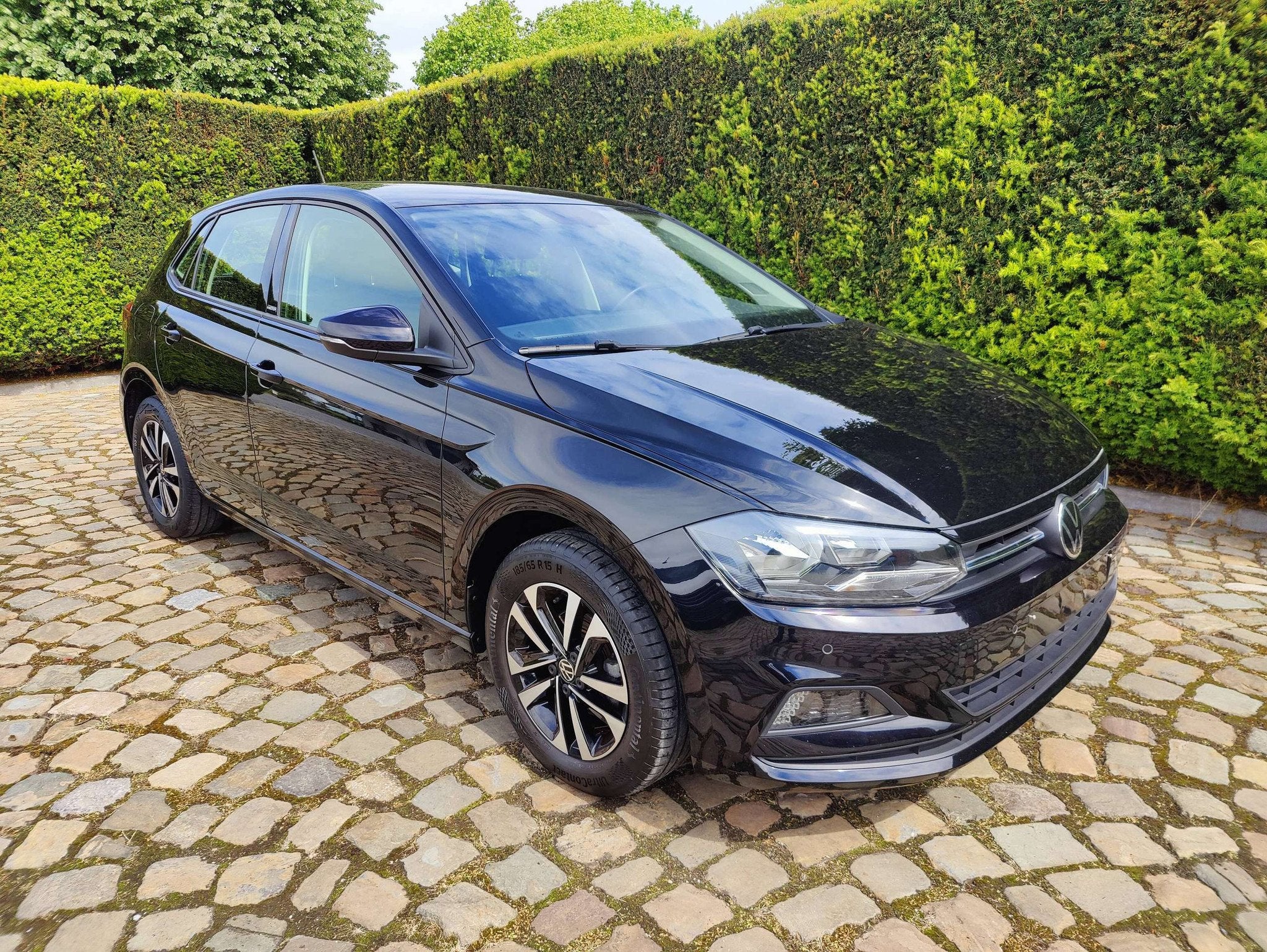 Volkswagen Polo Polo 1.0i United (bj 2022), Auto's, Voorwielaandrijving, Stof, Gebruikt, Zwart