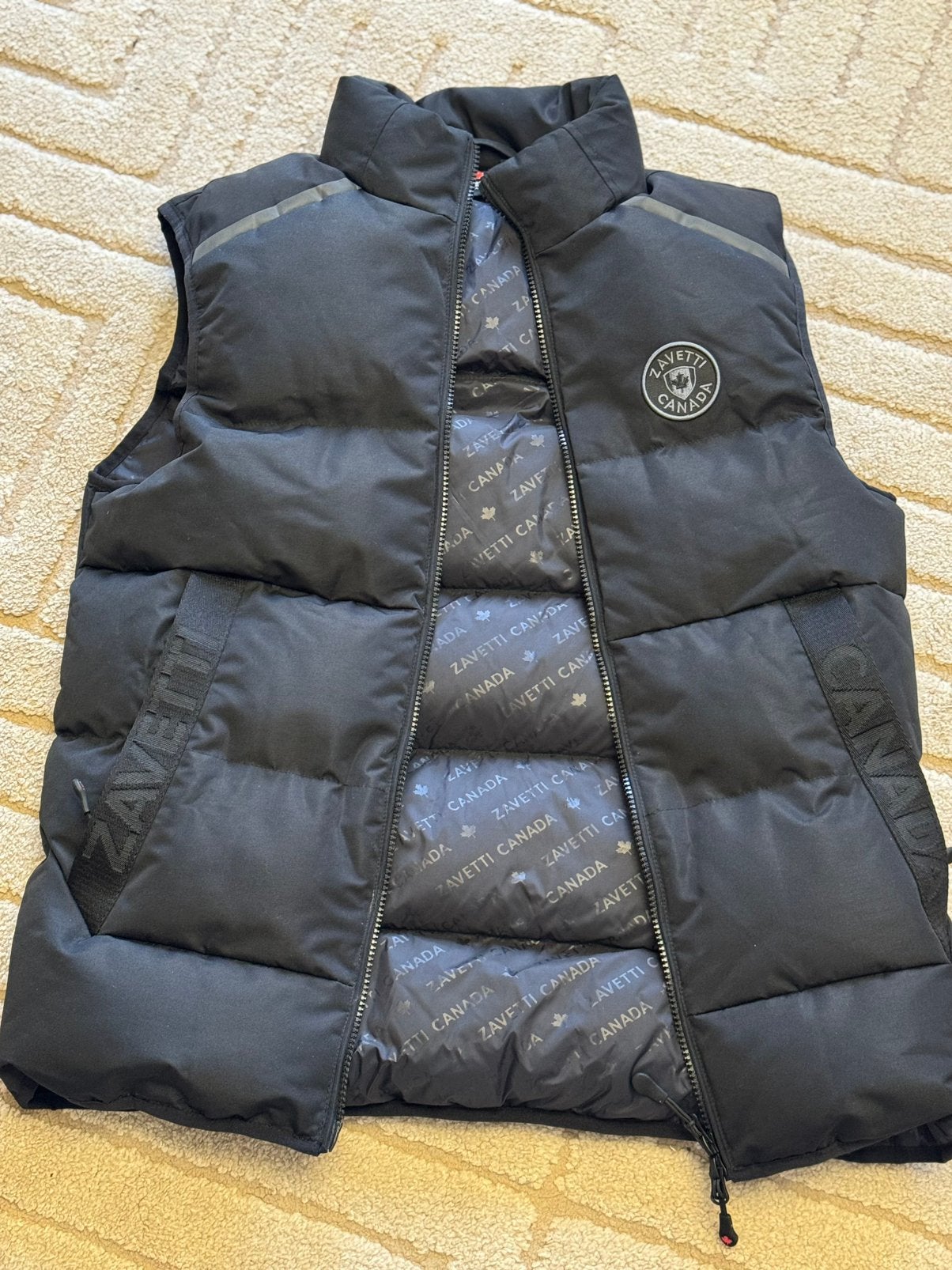 Zavetti Canda vest, Ophalen, Nieuw, Maat 48/50 (M), Zwart