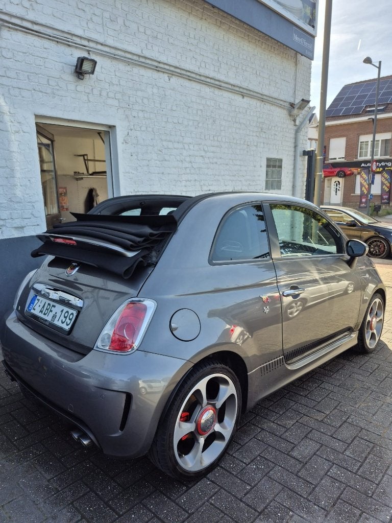 ABARTH 500C 1.4i CABRIO AIRCO CUIR ESSENCE, Autos, Abarth, Cuir, Achat, Entreprise, Cabriolet
