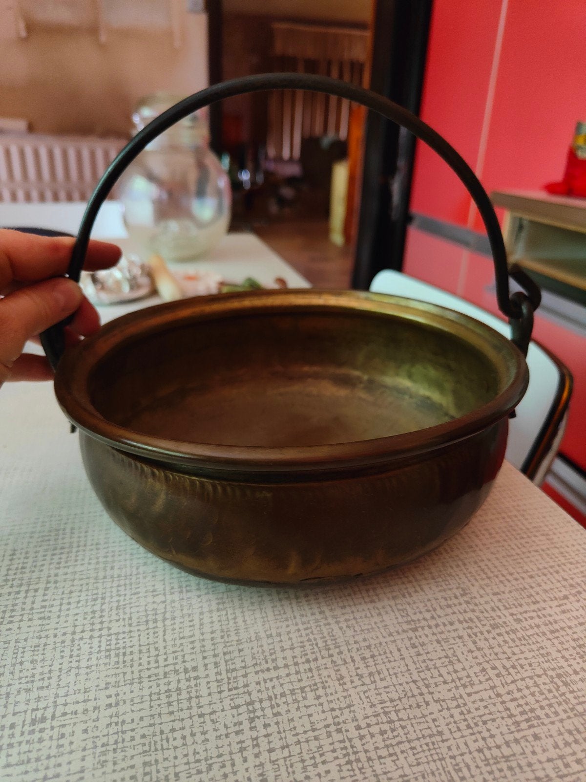 Ancien petit chaudron, Antiquités & Art, Enlèvement, Cuivre