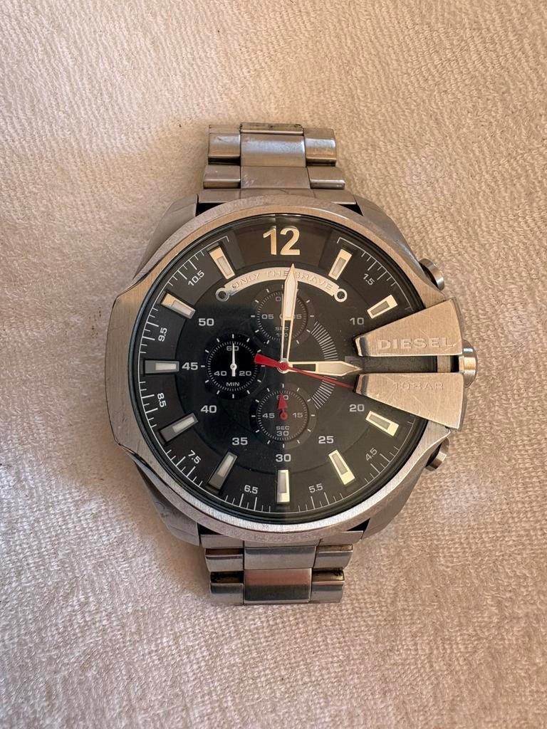 Diesel horloge, Handtassen en Accessoires, Horloges | Heren, Ophalen, Zo goed als nieuw
