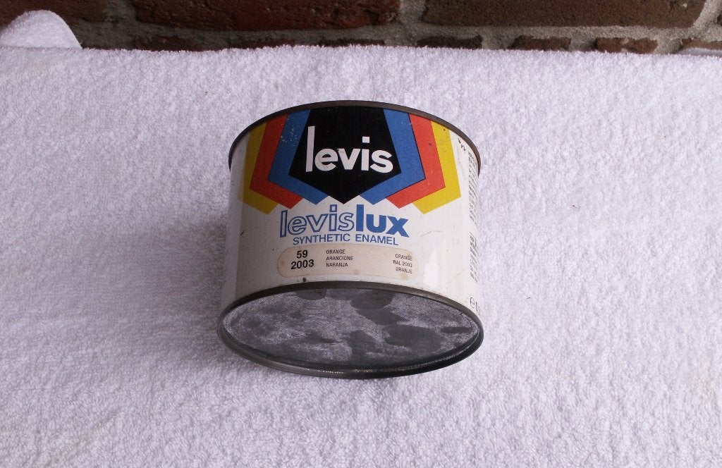 Levis Verf, Levis Lux, Oranje, RAL2003 / nr.59., Nieuw, Oranje, Ophalen of Verzenden, Verf