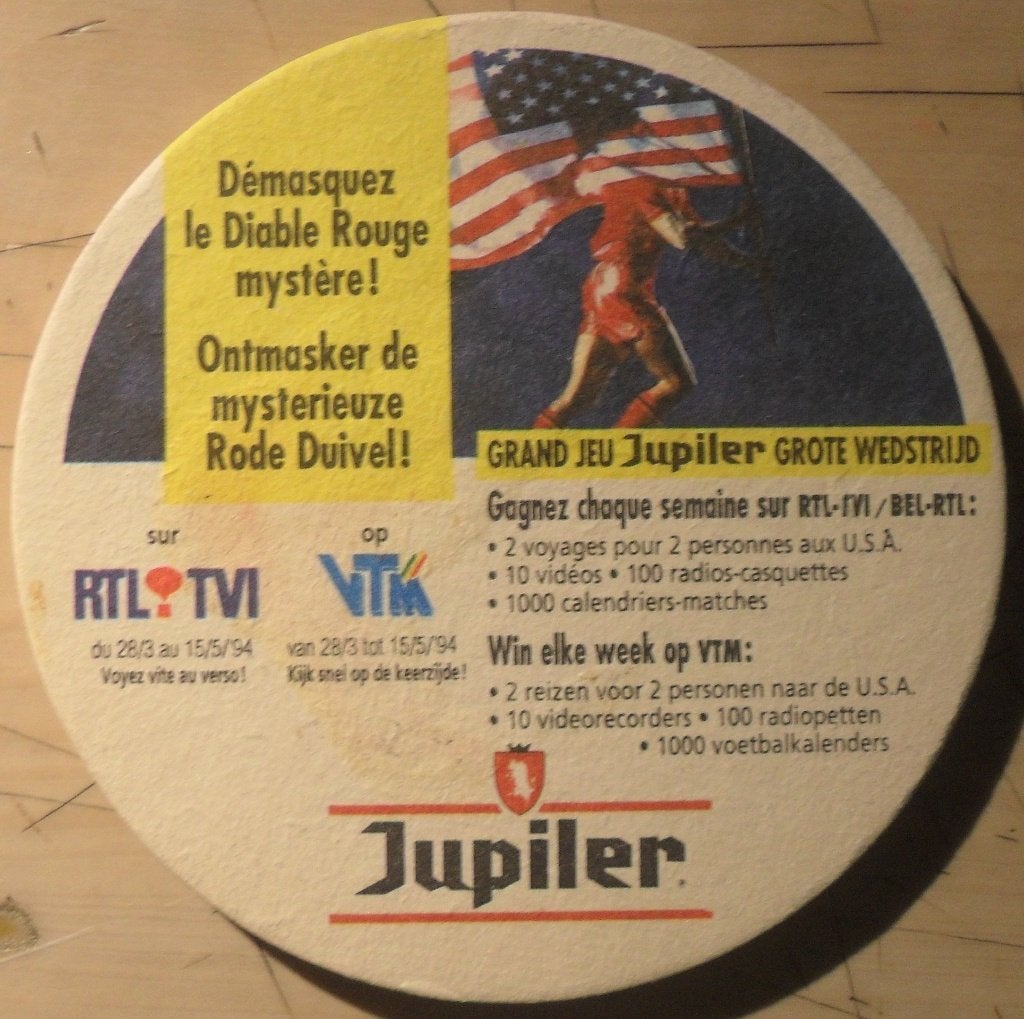 Sous-bock Jupiler "Dany Verlinden", Collections, Enlèvement ou Envoi, Sous-bock, Jupiler