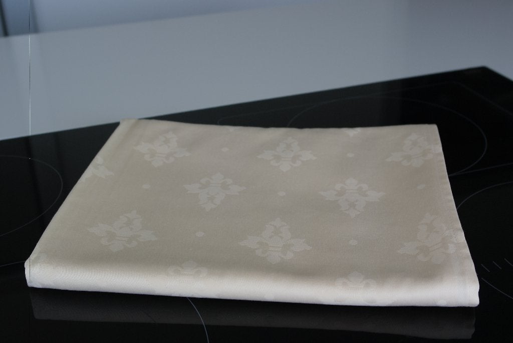 licht geel tafelkleed Franse lelie + 6 servetten (nieuw), Ophalen of Verzenden, Nieuw