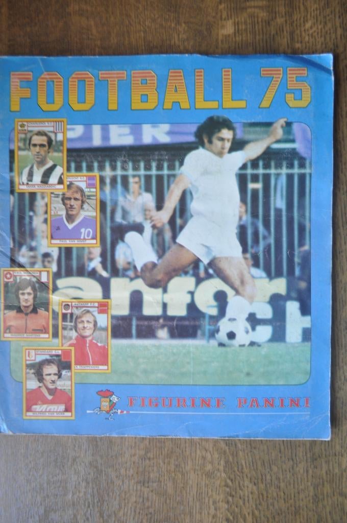 PANINI COMPLEET ALBUM FOOTBALL 1975, Ophalen of Verzenden, Gebruikt, Meerdere stickers