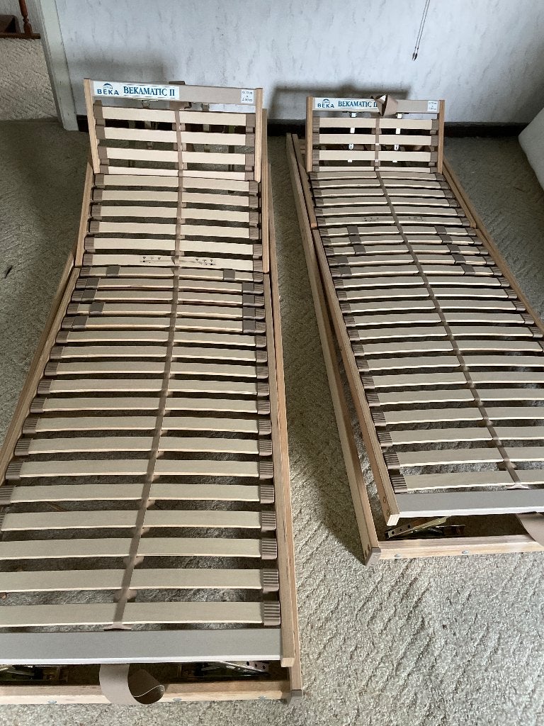 Lattenbodem, Ophalen, Zo goed als nieuw, Bedbodem, 200 cm